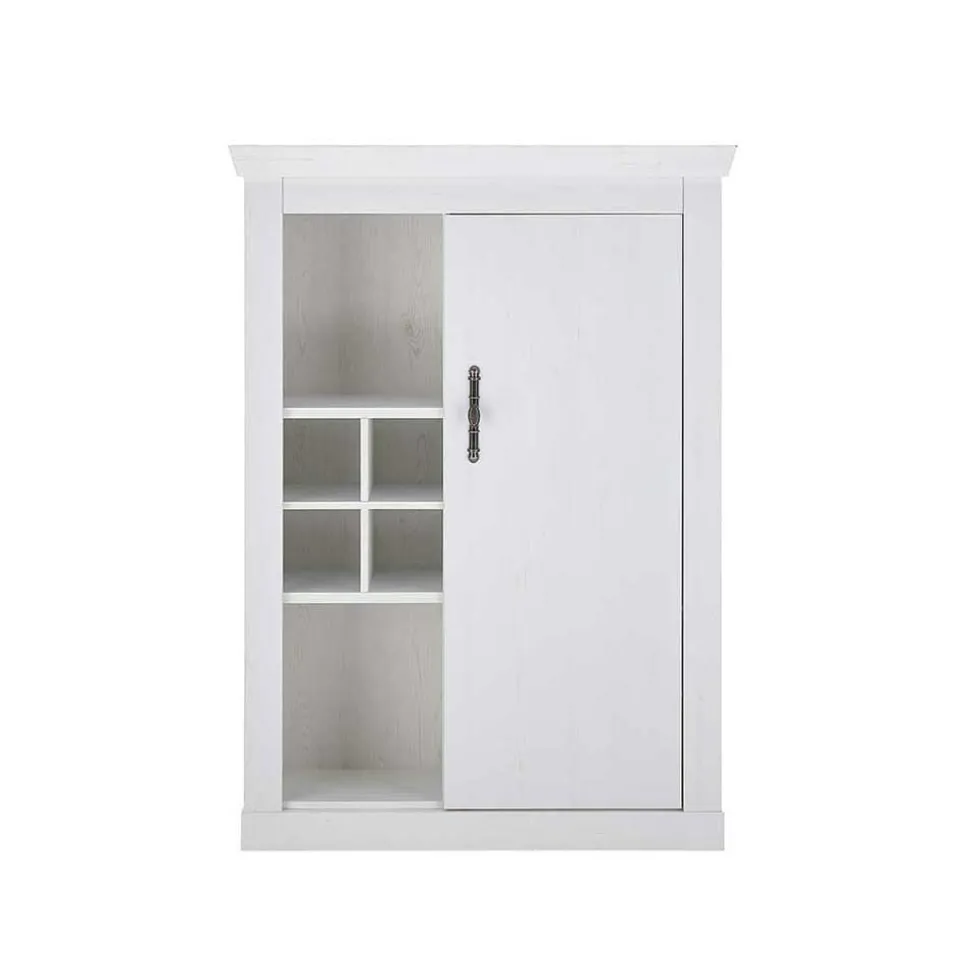 Highboard in weißer Holzoptik Pinie - Liancos