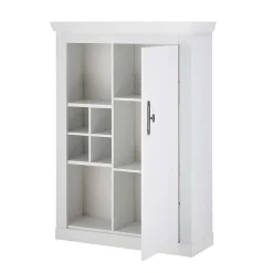 Highboard in weißer Holzoptik Pinie - Liancos