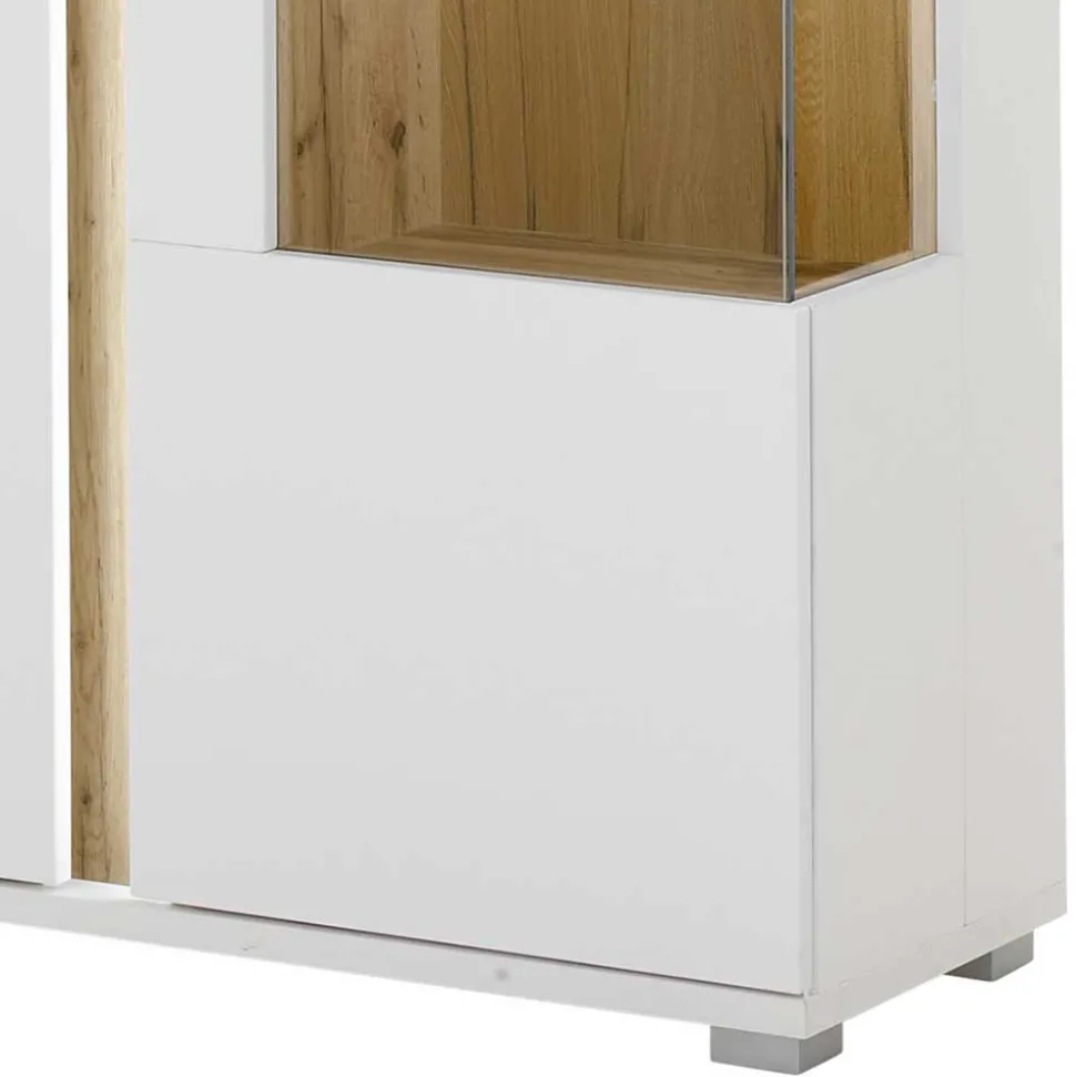 Highboard mit Glas und Licht modern - Racelyn