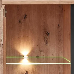Highboard mit Glaseinsatz und LED Beleuchtung - Latenda