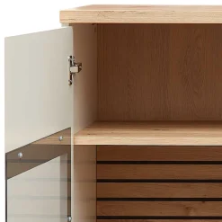 Highboard mit Glaseinsätzen 2-türig - Niam