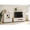 Highboard und TV-Board und Wandboard Set - Ovidio (dreiteilig)