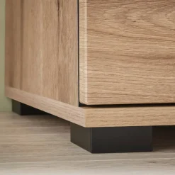 Highboard Vitrine in Eiche Dekor - Brocus