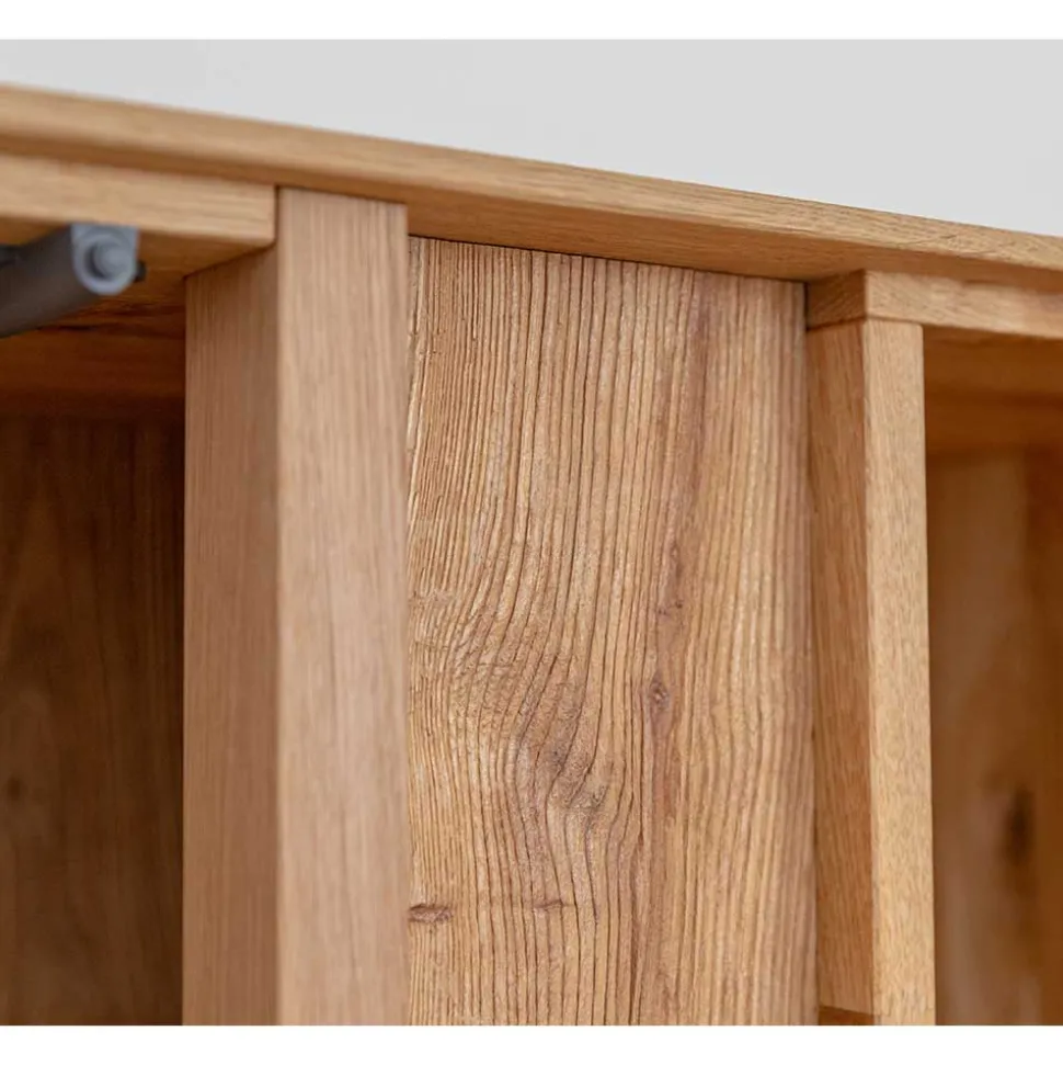 Highboard Vitrine mit LED Beleuchtung - Cocondar