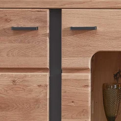 Highboard Vitrine mit LED Beleuchtung - Latenda