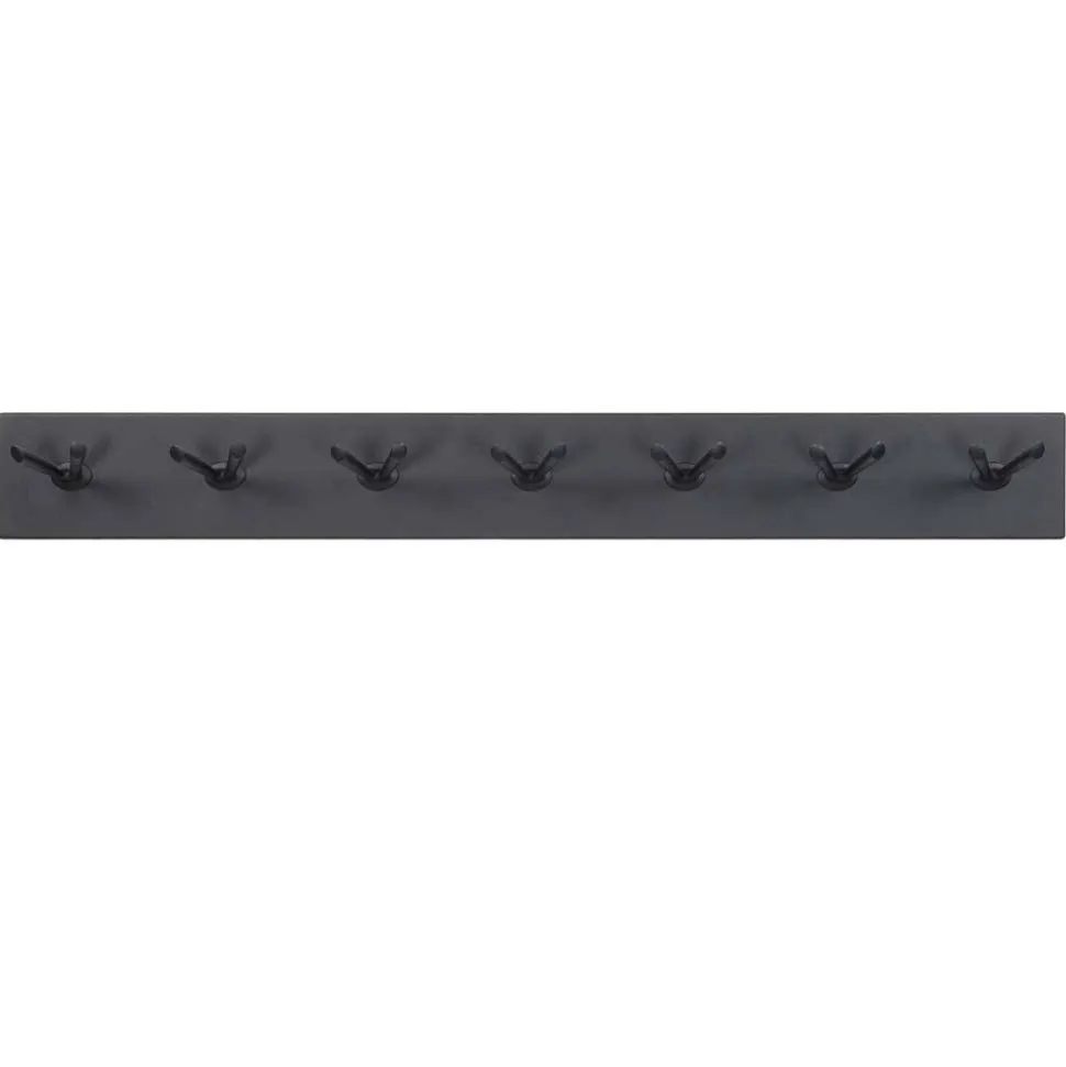 Hängegarderobe Stahl Hakenleiste mit 14 Haken - Colore