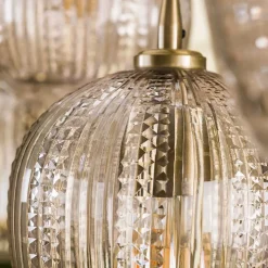 Hängelampe mit Glas Schirm Mix - Athenas