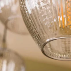 Hängelampe mit Glas Schirm Mix - Athenas