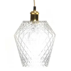 Hängeleuchte mit Design Glas Schirm - Vladgo