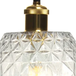 Hängeleuchte mit Design Glas Schirm - Vladgo