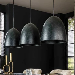 Hängeleuchte mit drei Metallschirmen - Catron