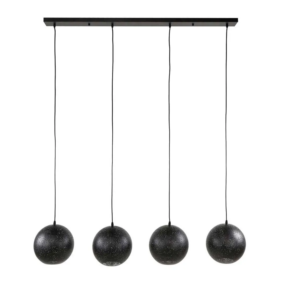 Hängeleuchte mit vier Kugelschirmen aus Metall - Feixon