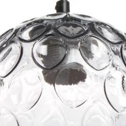 Hängende Designlampe aus Glas in Grau - Cavan