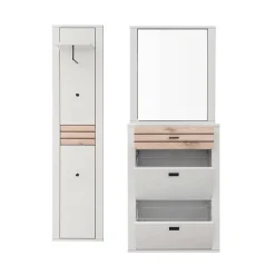 Hängende Dielenmöbel im Set - Ballina (dreiteilig)