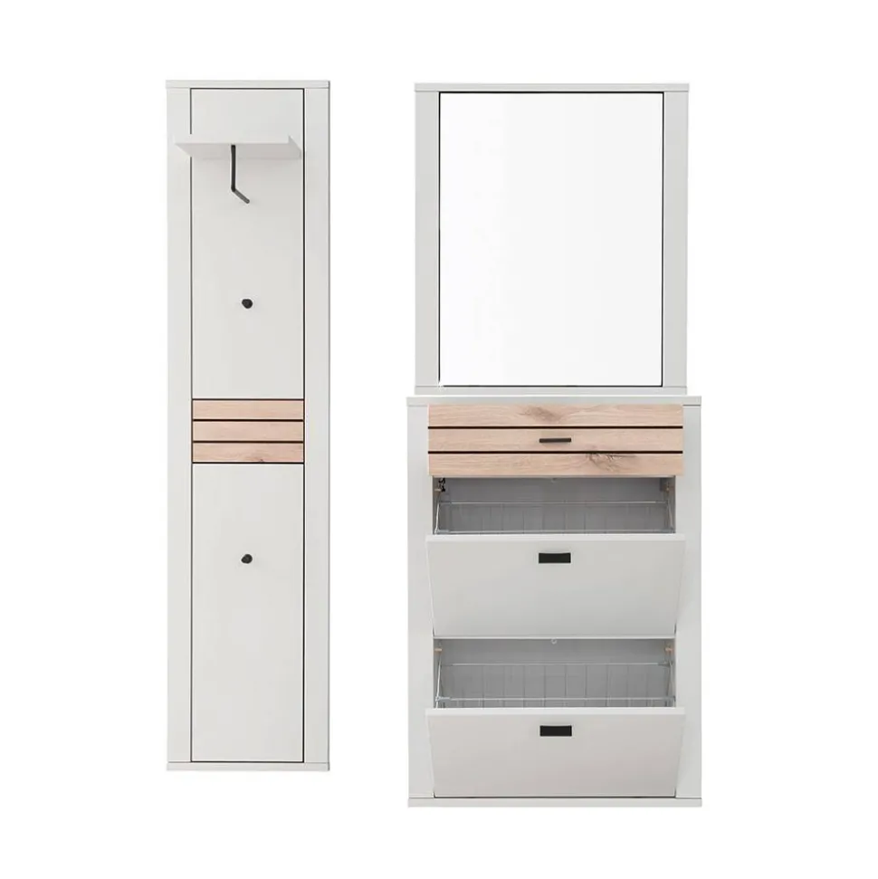 Hängende Dielenmöbel im Set - Ballina (dreiteilig)