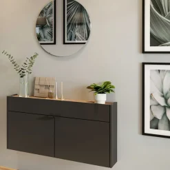 Hängende Flurkommode & Spiegel - Sidgarus (zweiteilig)