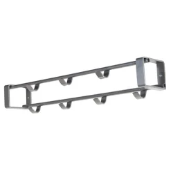 Hängende Hakenleiste in Nickelfarben - Mazurra