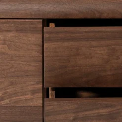 Hängende Kommode aus Nussbaum Massivholz - Amelie