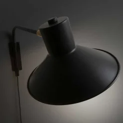 Hängende Lampe aus Metall in Schwarz - Resceta