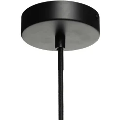 Hängende Lampe in Grau Glasschirm - Rodena