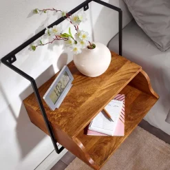 Hängende Nachtkonsole mit Fach - Just