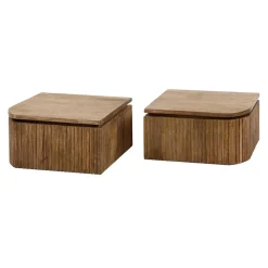 Hängende Nachtkonsolen mit Schublade - Vidal (2er Set)