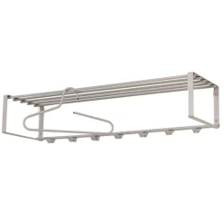 Hängende Stahlgarderobe in Taupe - Satroni