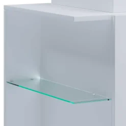 Hängende Waschkommode mit Becken in Weiß - Ziovarica