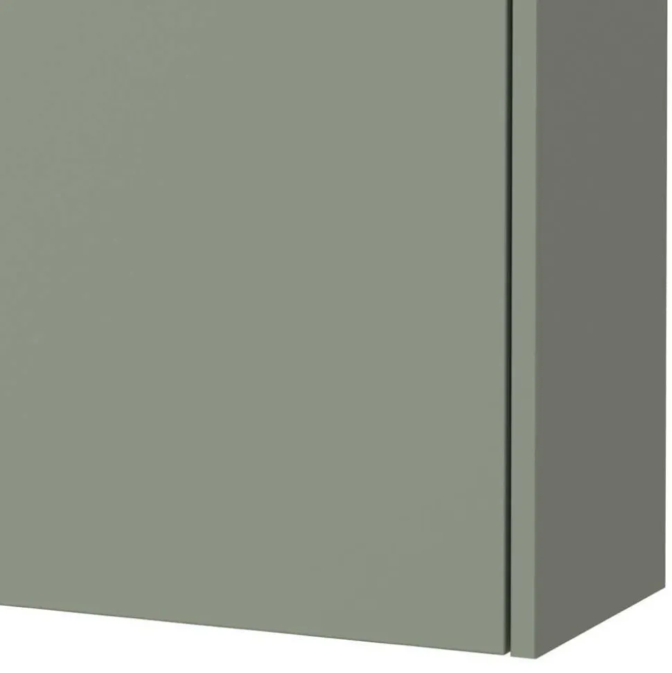 Hängender Flurschrank & runder Spiegel - Point (zweiteilig)