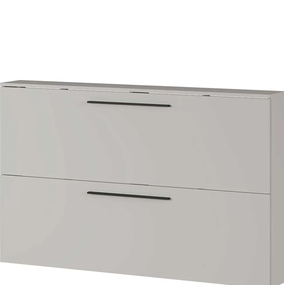 Hängender Schuhklappenschrank in Hellgrau - Orica