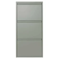 Hängender Schuhschrank in Graugrün - Bombasti