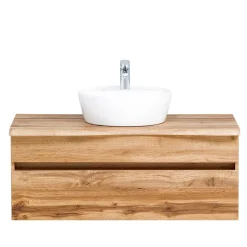 Hängender Waschtisch in Holzoptik - Drumias