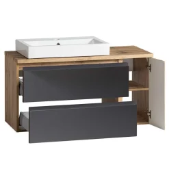 Hängender Waschtisch mit aufgesetztem Becken - Jambi