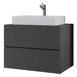 Hängender Waschtisch mit Aufsatzbecken - Luzern