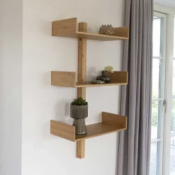 Hängendes Designregal mit drei Ablagen - Jefferson