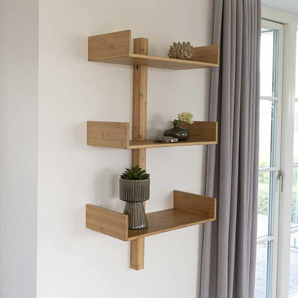 Hängendes Designregal mit drei Ablagen - Jefferson