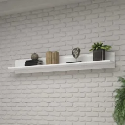 Hängendes Regal in Weiß hochglänzend - Baranoma