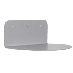 Hängeregal aus Stahl in Taupe - Avenza