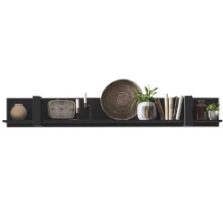 Hängeregal in Schwarz - 180 cm - Dudleys