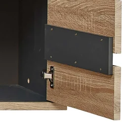 Hängeschrank mit Glas in Wildeiche NB - Zelio