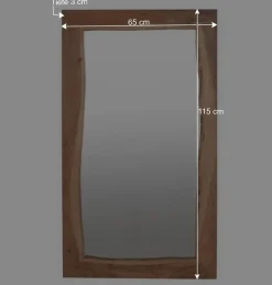 Hängespiegel mit Holzrahmen - Banjee