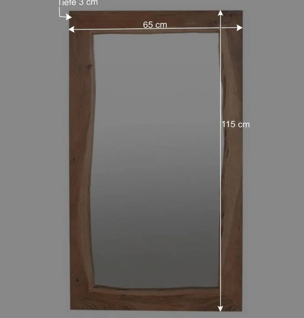 Hängespiegel mit Holzrahmen - Banjee