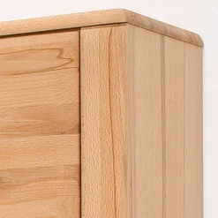 Hängevitrine Athias aus Kernbuche teilmassiv