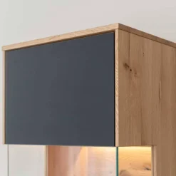 Hängevitrine aus Eiche und Glas - Masicuri