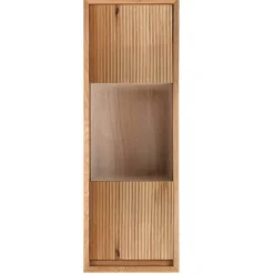 Hängevitrine aus Wildeiche Massivholz - Fredellia