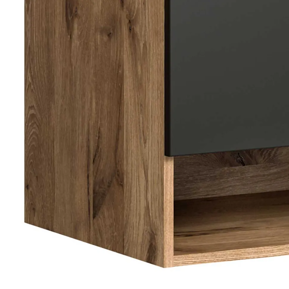 Hänge-Waschbeckenschrank mit Aufsatzbecken - Steikun