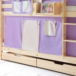 Hochbett Luisa in Kiefer Massivholz