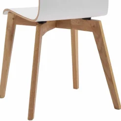 Hochdrucklaminat Stuhl in Weiß - Sonda (2er Set)