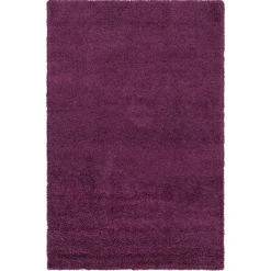 Hochflor Teppich oder Läufer in Violett - Zelio