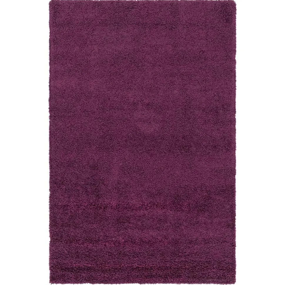 Hochflor Teppich oder Läufer in Violett - Zelio